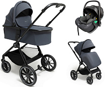 Коляска Agex Life 3 в 1 с автокреслом i-Safe Black ALG511 Grey (Серый)