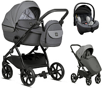 Детская коляска Tutis Uno 5 Plus Earth collection 3 в 1 с автокреслом Elo Lux EduSky Grey 1402022 Grey