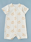 Песочник Little Star Лошадки с горошками (интерлок) 4741 (ЧЗ-мз) крем 62