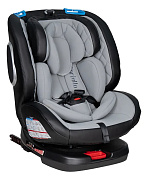 Автокресло Farfello YB102A Isofix 0-36 кг Gray/Black PU/Серый