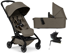 Коляска 2 в 1 Joolz Aer 2 и автокресло Baby-Safe Core Space Black и база Baby-Safe Core Hazel brown