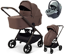 Детская коляска Rant Aventa 3 в 1 с автокреслом Aster Zero Olive Beige