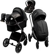 Детская коляска AmaroBaby Genius 3 в 1 черный