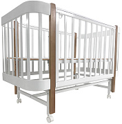 Кроватка-трансформер Indigo Italiano Baby 4 в 1 белый-натуральный