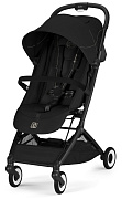 Прогулочная коляска Cybex Orfeo BLK 2026 Magic Black с бампером и дождевиком