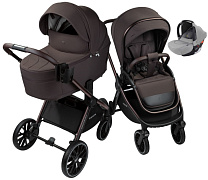 Детская коляска AmaroBaby Phenom 3 в 1 с автокреслом Rant Cruise Grey шоколадный
