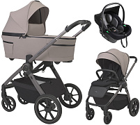 Детская коляска 3 в 1 Espiro Yoga 2026 и автокресло Pi Black 229 power of nature