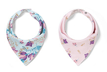 Нагрудник-шейный платок BabyOno 2 в 1 Floral