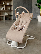 Детские электрокачели AmaroBaby Happy Swing бежевый
