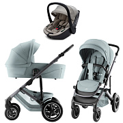 Коляска 3 в 1 Britax Roemer Smile 5Z Style и автокресло Osann Cuddle Wheat Harbor Blue
