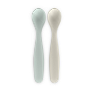 Набор детских ложек Suavinex для кормления, с длинной ручкой 308763 GREEN GRAY S