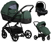 Детская коляска Tutis Viva 5 Plus Essential 2024 3 в 1 с автокреслом Elo Lux EduSky Black 1452064 Emerald