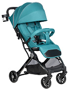 Детская прогулочная коляска Farfello Comfy Go Comfort Chrome аквамарин