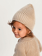 Шапочка вязаная AmaroBaby Pure Love Tot, демисезонная бежевый 40