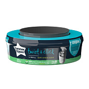 Кассеты Tommee Tippee для утилизатора, накопителя для подгузников Twist & Click, 1 шт.