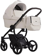 Детская коляска Bebetto Luca Pro 3 в 1 с автокреслом Avionaut Cosmo 37 белая кожа
