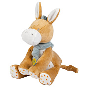 Игрушка мягкая Nattou Soft toy FELIX & LEO Ослик 595018