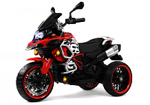 Детский электромотоцикл RiverToys М008БХ красный