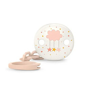 Клипса с цепочкой Suavinex Dreams для крепления соски-пустышки к одежде 308234 PINK