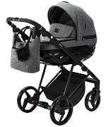 Детская коляска Adamex Quantum 2 в 1 Q-TK06 TIP (Т.СЕРЫЙ)
