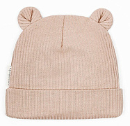 Чепчик (шапочка) AmaroBaby Fashion bear New бежевый 38