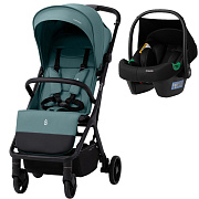 Прогулочная коляска Sweet Baby Aura Basic SBL + автокресло Elegante Plus Green