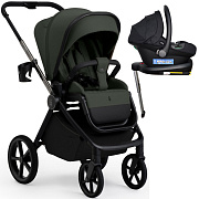 Прогулочная коляска Sweet Baby SBL Elegante Therma + автокресло Elegante Plus с базой i-Size ISOFIX DK780 Green