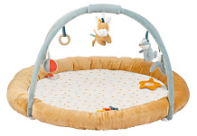 Коврик детский игровой круглый Nattou FELIX & LEO Барсук и Ослик 595193