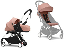 Коляска Stokke YOYO3 Newborn Pack рама белая White 2 в 1 Ginger