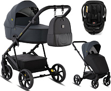 Детская коляска Tutis Enzo 3 в 1 с автокреслом Beno Black 1702546 Антрацит/ Antracite