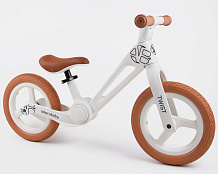 Двухколесный беговел AmaroBaby Twist белый/оранжевый