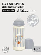 Пластиковая бутылочка Suavinex Wond для детского питания 360 мл 308757 TEXT BL