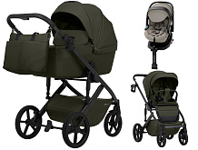 Коляска 3 в 1 Sweet Baby SBL Dolce + автокресло Premier Plus Begie Dark Green