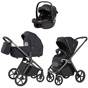 Коляска Carrello Vector 2025 CRL-6551 Ammonite AY329 Pro Absolute Black 3 в 1 Shadow Black