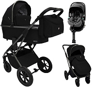 Коляска 4 в 1 Sweet Baby Rocco Air + автокресло Premier Plus Grey Black (Air)