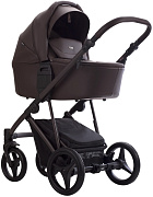 Детская коляска Bebetto Pelpasso Pro 2 в 1 05 Brown коричневая кожа/коричневая рама