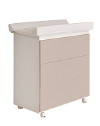 Пеленальный комод Italbaby Lunetta Ovale белый/шоколад