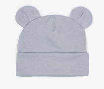 Чепчик (шапочка) AmaroBaby Nature essence bear серый 44