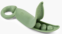 Прорезыватель Happy Baby Горошек силиконовый olive