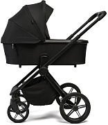 Детская коляска Peppy Monaco Plus 2 в 1 Black (черный), рама черная