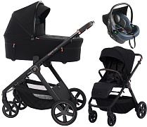 Детская коляска 3 в 1 Espiro Only 2026 и автокресло Pi Gray blue 510 stylish black