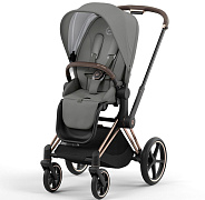 Прогулочная коляска Cybex Priam IV Rosegold Soho Grey