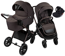 Детская коляска AmaroBaby Phenom 3 в 1 с автокреслом Rant Cruise Black шоколадный