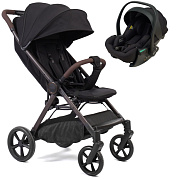 Прогулочная коляска Peppy Vigo с автокреслом Jet Black Black черный