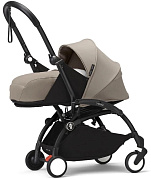 Коляска для новорожденных Stokke YOYO3 Newborn Pack 0+ рама чёрная Black Taupe