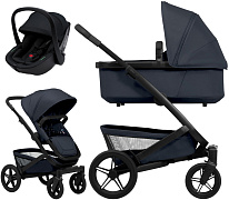 Детская коляска 3 в 1 Joolz Geo5 и автокресло Osann Cuddle Carbon Dark Navy Blue