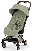 Прогулочная коляска Cybex Coya Style Rosegold Sage Green с дождевиком