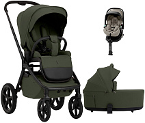 Коляска 3 в 1 Sweet Baby SBL Orso + автокресло Premier Plus Begie Dark Green