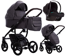 Детская коляска Bebetto Luca 3 в 1 с автокреслом Avionaut Cosmo 31 т.серый