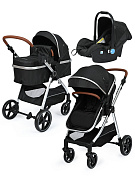 Детская коляска-трансформер 3 в 1 Tomix Sunny Jet black